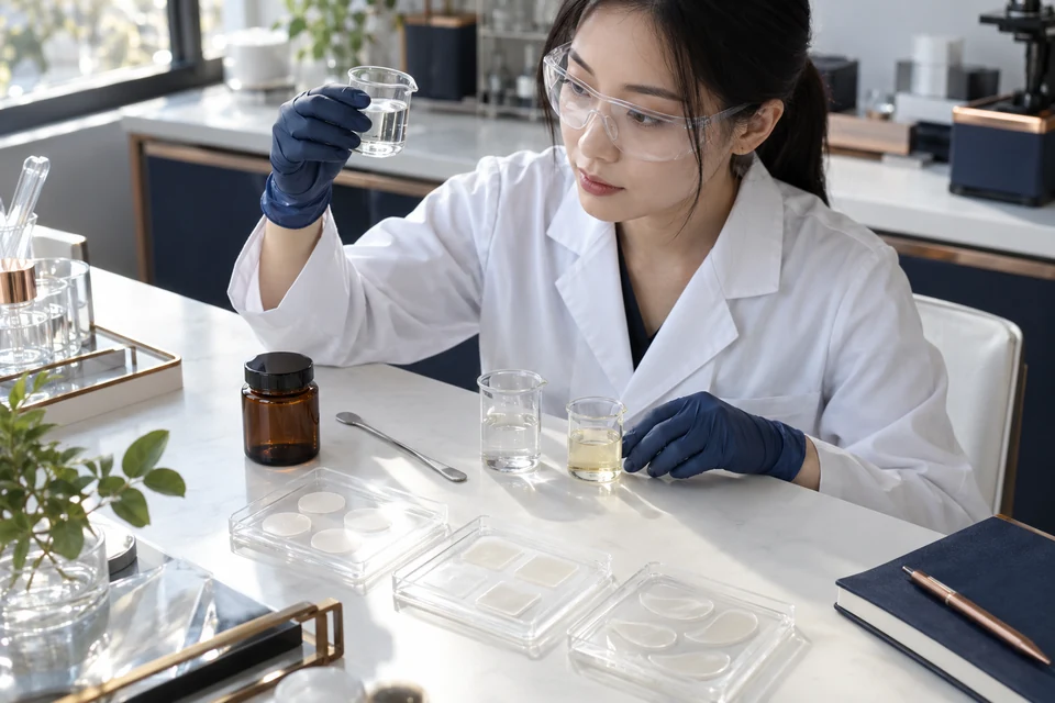 Cosmetic formulation R&D — cosmetic microneedle patch project support