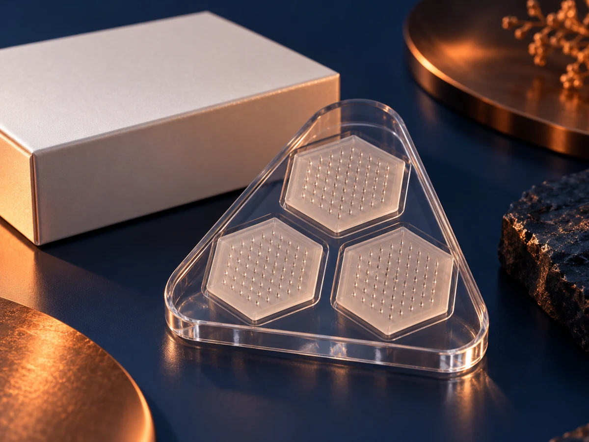 Planning Multi-Peptide Microneedle Patch Blends illustration